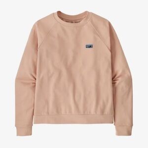 Patagonia Women's Crewneck Sweater in Blush Pink